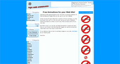 Desktop Screenshot of free-web-animations.com